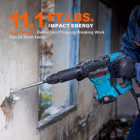 Martillo perforador de hormigón eléctrico de alta resistencia Power Action